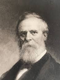 1901 Etching of President Rutherford B Hayes