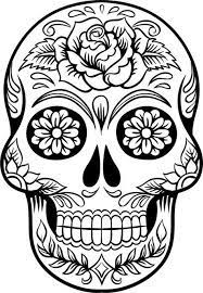 Each printable highlights a word that starts. Sugar Skull Coloring Pages Best Coloring Pages For Kids Skull Coloring Pages Sugar Skull Drawing Sugar Skull Artwork