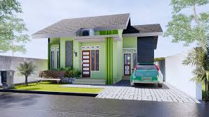 Mulai dari pagar rumah memanfaatkan teknologi sabuk pengaman hingga memakai pintu mobil sebagai pagar, menjadi bukti bentuk pagar rumah ini. Desain Rumah Minimalis 11x15 Hijau Bolu Pandan Desain Rumah Minimalis