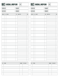 Apr 09, 2021 · yankees manager aaron boone wouldn't call aaron judge's current ailment an oblique injury. 11 Printable Lineup Card Pdf Forms And Templates Fillable Samples In Pdf Word To Download Pdffiller