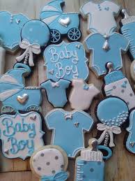 Baby Boy Sugar Cookies Elephant Baby Shower Decorations Baby Bear Baby Shower Elephant Baby Shower Boy
