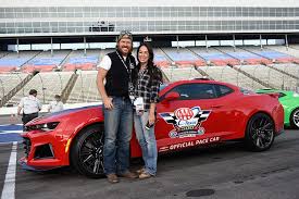 The track measures 1.5 mi (2.41 km) around and is banked 24 degrees in the turns, and is of the oval design. Chip Gaines Gets Speed Fixer Upper Driving Pace Car At Texas Motor Speedway