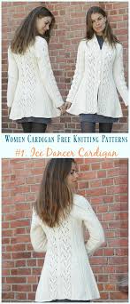 Knitting patterns for cardigan sweaters that are rated easy by the designers and/or the ravelrers that have knit them. Ice Dancer Cardigan Knitting Free Pattern Women Cardigan