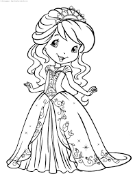 Muat turun pelbagai contoh gambar monyet mewarna yang berguna dan. Strawberry Shortcake Princess Coloring Pages Timeless Miracle Com