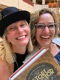 Attended the annual SCBWI Midsouth Conference this weekend. Hanging out  with these amazing writers truly inspired me. (Also had fun dressing in  Steampunk for the Gala.) Pictured: Lynda Mullaly Hunt Eric Smith