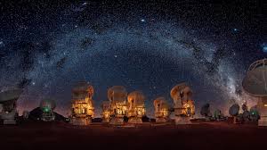 Fondos de pantalla nocturnos gratis. Fondos De Pantalla Radiotelescopios Nocturnos Estrellados 1920x1080 Full Hd 2k Imagen