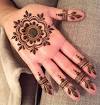 Front Hand Arabic Easy Mehndi Design
