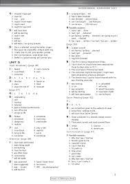 Make the answers true for you. Tema 5 Workbook Answer Key Docsity