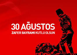 İlk tören saat 18.00'da zafer anıtı önünde yer alacak. 30 Agustos Zafer Bayrami Ulusumuza Kutlu Olsun
