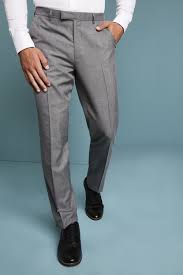 Don't just fit in, find your own perfect fit. Men S Alderley Suit Trousers Grey Sharkskin