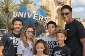 A day after turning heads in a racy sheer dress dropping in sparkling crystals, larsa pippen keeps it much more casual for a dinner outing at il pastaio in. Scottie Pippen S Kids 5 Of Your Burning Questions Answered