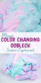 Magic Color Changing Oobleck Science Experiment Chemistry For Kids Kid Experiments Science Activities For Kids