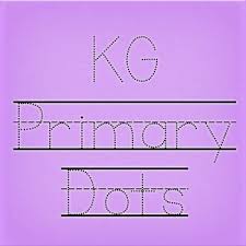 Kg Primary Dots Lined Font Personal Use Teacher Fonts Kindergarten Font Primary Writing