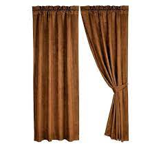 Faux Leather Curtains Tan Rod Pocket Top Cuatain Panels Curtains Leather Decor Leather Upholstery Fabric