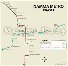 Namma Metro Bangalore Metro Map Lines Route Hours