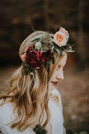 Only A True Pinterest Fan Will Have These 16 Things At Their Wedding Flower Crown Bride Boho Floral Crown Floral Crown Wedding