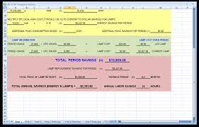 Calculate Led Savings Yourself With Our New Excel Template Custom Lighting Of America