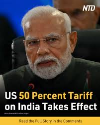 Trump says India has been exploiting discounted Russian crude to sell it  “on the open market for big profits.”