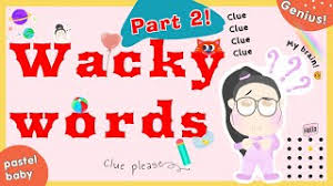 Crossword puzzles for kids can be a good platform to improve their spelling and reading skill and it kids can go through the clue picture to answer this crossword puzzles which include practice words the common practice words included in the puzzle are pillow, rug, bed, blanket, wardrobe and more. Wacky Words Part 2 Brain Teaser Solve The Quiz In 20 Seconds Youtube