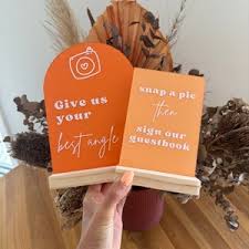 Acrylic Perspex Wedding Sign