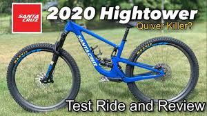 In the high setting, the bb height is a little higher for those tricky tech trails and/or when plus sized tires are required. 2020 Santa Cruz Hightower Test Ride And Review Ultimate Dad S Bike Youtube