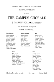 School of Music Program Book 1967-1968