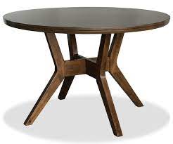 A round dining table with slightly curved legs adds an inviting country look to any dining space amish furniture factory. Chelsea Round Dining Table The Brick