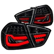 Spec D Tuning Jet Black 2005 2008 Bmw E90 325i 328i 3 Series 4dr Sedan Led Tail Brake Lights 05 06 07 08 As Shown Bmw Black Bmw E30 Coupe Bmw