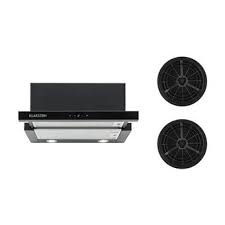 Klarstein Vinea Hotte Escamotable 60cm 2 Filtres Recyclage D Air 610m H Classe A Noir Hotte Escamotable Achat Prix Fnac