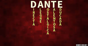 Que Significa Dante