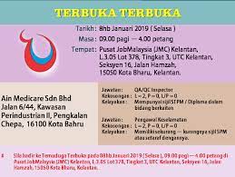 Jalan 6/44 kawasan perindustrian pengkalan chepa 2 kota bharu kelantan 16100 malaysia. Temuduga Terbuka Di Jmc Utc Kerja Kosong Di Kelantan Facebook