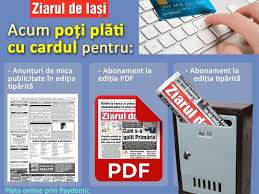 • 10 143 просмотра 7 лет назад. Important Ziarul De IaÈ™i Preia Online AnunÈ›uri De Mica Publicitate È™i Abonamente La EdiÈ›iile Print È™i Pdf