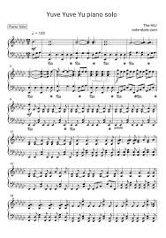 Klaviertastatur zum ausdrucken pdf / notenlesen. The Hu Yuve Yuve Yu Sheet Music For Piano Download Piano Solo Sku Pso0021967 At Note Store Com Notnaya Tetrad Fortepiano Noty