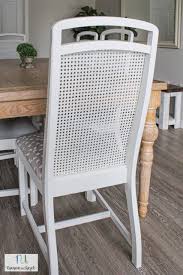 The Best Way To Paint Cane Back Dining Chairs With Minimal Effort In 2020 Dining Chairs Painted Dining Chairs Unpainted Furniture