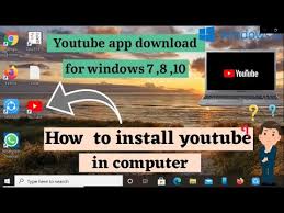 Watch youtube videos in a new way: Computer M Youtube Install Kaise Kare How To Download Youtube App To Pc Windows 7 8 10 Or Mac Youtube