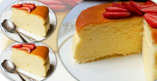 Nak buat kek span yang gebu tidaklah susah. Resepi Kek Keju Jepun Sedap Daridapur Com