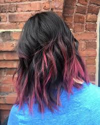 Purple and black hair is not something unusual on its own. 20 Stunning Ideas Of Black Hair With Highlights Tikli