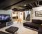 Brown Painted Basement Ceiling