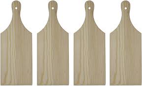 Amazon Com Package Of 4 Unfinished Wooden Mini Cutting Boards For Decorating And Crafting Arts Crafts Sewing Glass cutting board found in: