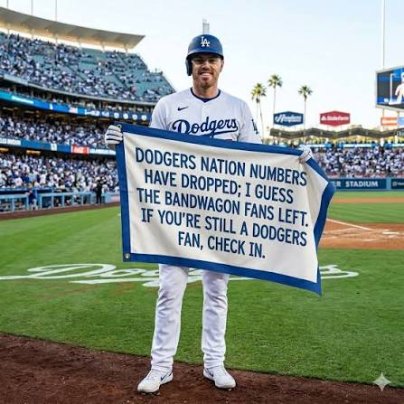 💙⚾ Still riding with the Los Angeles Dodgers? The bandwagon rolled out… but Dodger Blue never fades. Through every inning, every October moment — real fans stay loyal. 👇 If you're still
