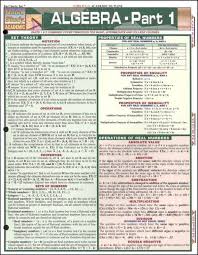 Algebra 1 Quick Study Main Photo Cover College Math Math Methods Studying Math