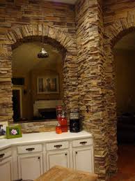 Rock Walls In Kitchen I M Definitely Doing This Kitchen Wall Decor Shabby Chic Kitchen Popular Living Room