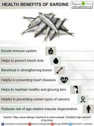 Benefits Of Sardines Include Prevention Of Heart Diseases Types Of Cancers And Sardines Health Benefits Sardines Benefits