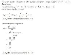 Check spelling or type a new query. Sumbu Simetri Dan Nilai Optimum Grafik Fungsi Kuadrat Quizizz