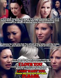 Glee Santanalopez Brittanypierce Glee Memes Glee Quotes Glee Santana And Brittany