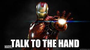 Pin On Talk To The Hand