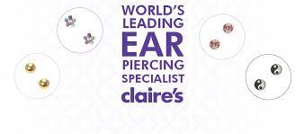 Ear Piercing Ear Piercings Claires Ear Piercing Ear Jacket Earring Gold