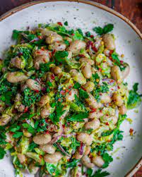 Creamy Sprouts Cannelini Beans Happy Skin Kitchen In 2020 Cannelini Bean Recipes Vegetarian Recipes