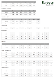 barbour sizes chart prosvsgijoes org