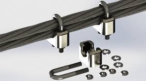 Wire Rope Cable Clamp 3d Cad Model Library Grabcad
